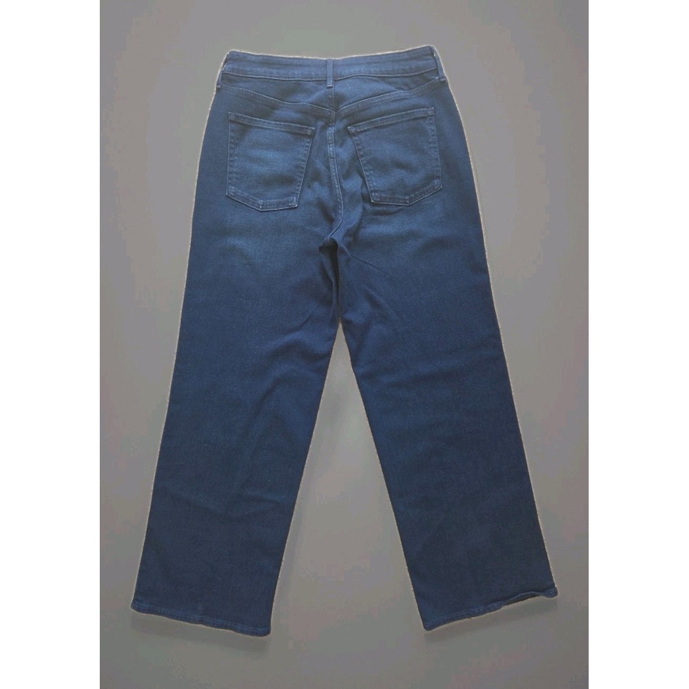 Women's 8 Jeans, High-rise Wow Wide Leg, Dark Wash, Old Navy - Picture 5 of 9